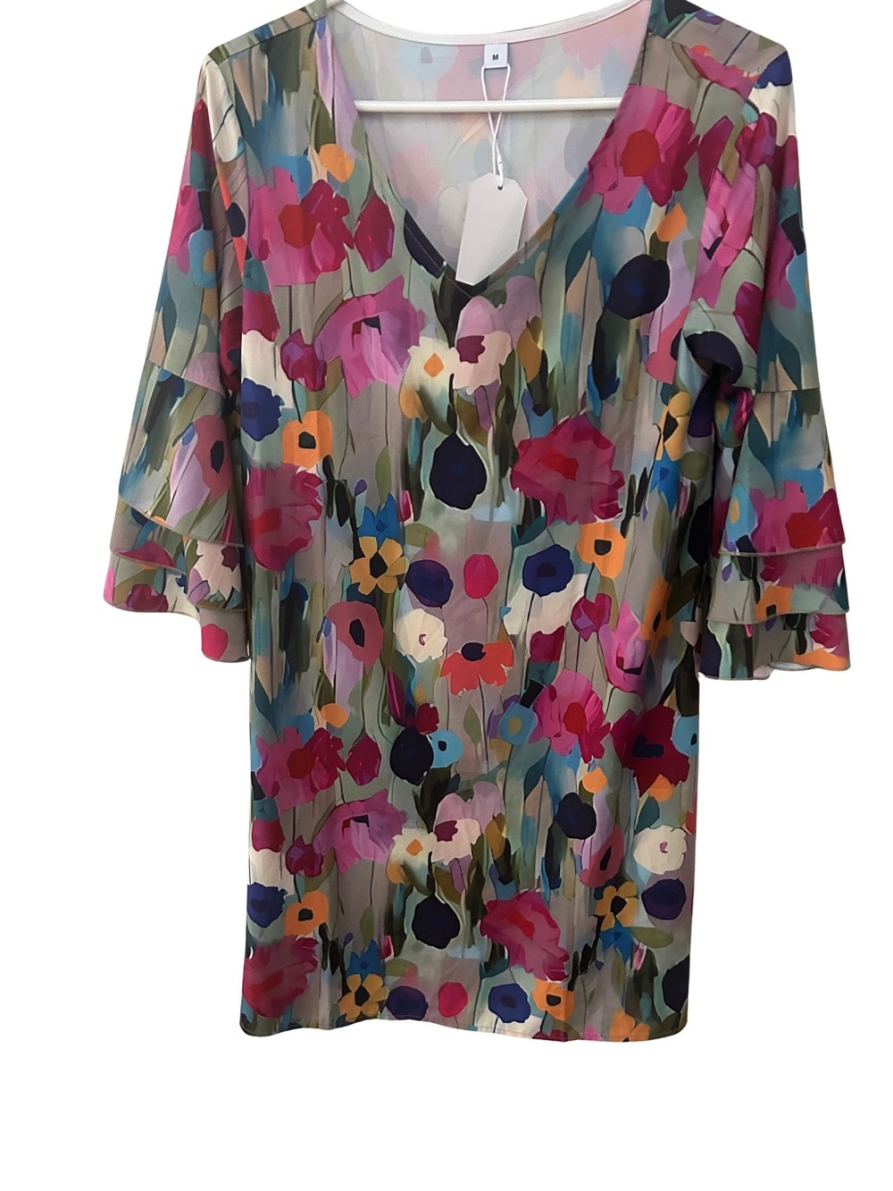 Made With Love Floral Slip Dress NWT